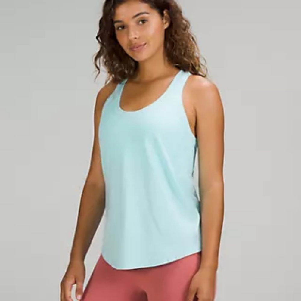 Love Tank Top Icing Blue Size 14